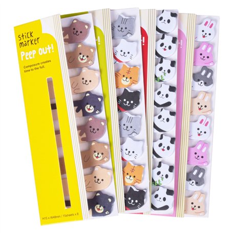 Jinlaili Note Autocollantes de Animal Mignon