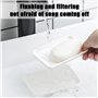 2 pièces Porte Savons Plastique étanche Porte-Savon avec Drain Boîte à Savon Panier à Savon Porte-éponge de Cuisine Boîte à Savo