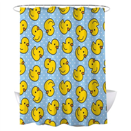 Volumoon Rideau de Douche Canard en Caoutchouc