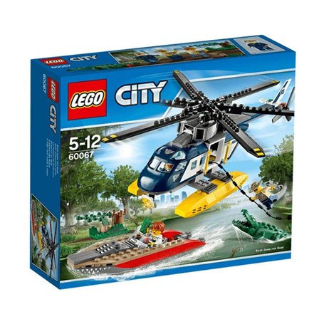 Lego City - 60067 - Jeu De Construction - La Poursuite en Hélicoptère