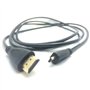 Câble micro HDMI haut débit (type D) vers HDMI (type A) – Câble pour connecter une caméra ASUS EEE PAD MEMO à une TV, un télévis