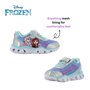 Disney Frozen Elsa Chaussures de sport pour enfant avec motif La Reine des Neiges Idéal pour l'école et les loisirs, Mauve/argen