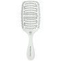 Olivia Garden - Essential Care Flex Bristles Cheveux fins Ice White. Brosse à cheveux secs et humides démêlante pour cheveux fin