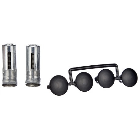 LOCINOX Quick-Fix Lot de 2 boulons de fixation à haute résistance à la traction en acier inoxydable Argenté