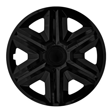 Lot de 4 enjoliveurs NRM Action - Noir - 14"