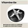 ZEEGMA VITAMINE GO Mixeur Portable pour Cocktails et Smoothies 300W, Mélangeur Personnel Portable, Mini Blender Portable 450 ml 