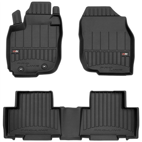 MOTOS Tapis de sol caoutchouc pour Toyota RAV4 III 2005-2012 Améliorez Votre Confort de Voyage avec Le tapis noir antidérapant A