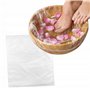 LALILL 50 Pcs. Sacs Jetables pour Pieds - Sacs pour Pédicure Spa Podologie - Baignoire, Bac à Pieds - Bain de Pieds Plastique Bo