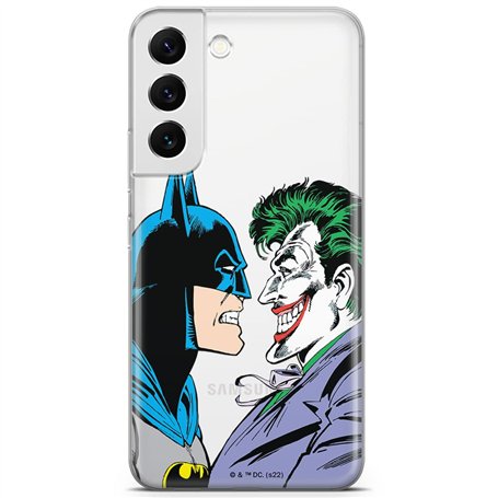 ERT GROUP Coque de téléphone Portable pour Samsung S22 Plus Original et sous Licence Officielle DC Motif Batman & Joker 005 Parf