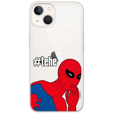 ERT GROUP Coque de téléphone Portable pour Iphone 13 Original et sous Licence Officielle Marvel Motif Spider Man 028 Parfaitemen