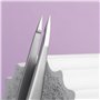 STALEKS PRO Pince à épiler pour sourcils poils incarnés en acier inoxydable Expert 10/5