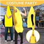 SYTTNUM Costume Banane Pour Adultes Enfants 2 Pièces,Costume De Banane Amusant,Tenue De Fruits Unisexe Amusante Fêtes Et Événeme