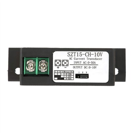 Transducteur de courant AC Transmetteur de courant Inductance mutuelle AC 0-50A à DC 0-10V SZT15-C H-10V Transmetteur de courant