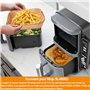 2 Pcs Grille Anti Projection en Silicone Réutilisables et 100 Pcs Papier Cuisson pour Air Fryer Ninja Dou
