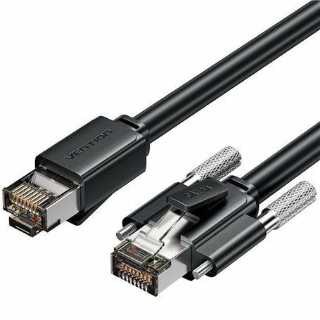 Câble RJ45 Catégorie 6 FTP Rigide Vention IBUBH Noir 2 m