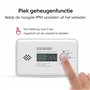 Détecteur de monoxyde de carbone, alarme de monoxyde de carbone avec écran LCD et bouton de test/silence conforme à la norme EN5