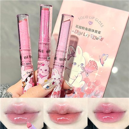 Bekoeen 3 Couleurs Rouge à lèvres Hydratants Gloss