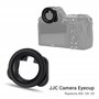 JJC Oculaire rond en silicone souple pour appareil photo Nikon Z5 Z5II Z6 Z6II Z6III Z7 Z7II Remplace l'œilleton Nikon DK-29