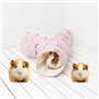 EastVita Tubulure tunnel pour cochon d'Inde - Jouet pour petit animal et accessoires pour cage - Convient pour hamsters syriens,