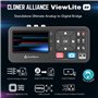 ClonerAlliance ViewLite AV - Convertisseur analogique numérique portable avec télécommande - Capture CVBS/S-vidéo/RCA/composite 