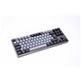 DURGOD Taurus K320 TKL Clavier Mécanique Gaming 88 Touches Double Shot PBT USB Type C ISO UK Gris sidéral Cherry MX Marron