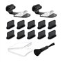 MAEXUS® Lot de 13 bouchons anti-poussière USB C pour téléphone portable - Cache anti-poussière pour port USB C - Prise de charge