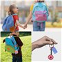 alwaiiz 30 Pièces Porte Clef Enfant, Silicone Porte Clef Animaux, Mini lot de Porte Clé pour Enfants Anniversaire, Licorne,Dinos