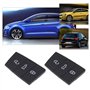 Be In Your Mind 2X 3 Boutons Voiture Télécommande Porte-clés Boutons Clavier en Caoutchouc Verrouiller Déverrouiller Coffre Comp