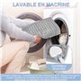 UOHHBOE Coussin Chauffant Couverture Chauffante Électrique 30x60cm Tapis Chauffant Lavable en Machine avec Télécommandes 9 Te...