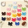 Lot de 40 barrettes à cheveux en ruban gros-grain pour filles, accessoires pour cheveux pour enfants et tout-petits