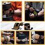GASP Hardcore Wrist Wraps Bracelet Homme Black FR : Taille Unique (Taille Fabricant : One size)