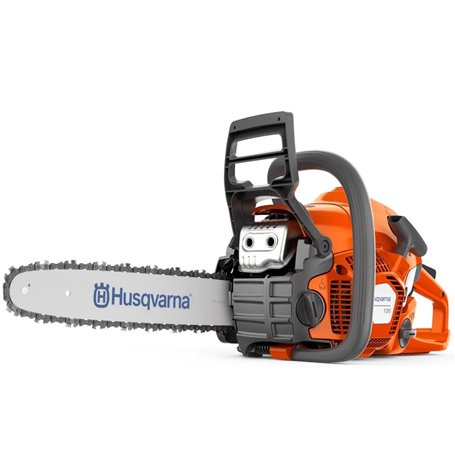 Tronçonneuse Husqvarna 130 pour usage maison et jardin Puissant et léger avec barre de 35 cm et moteur X-Torq