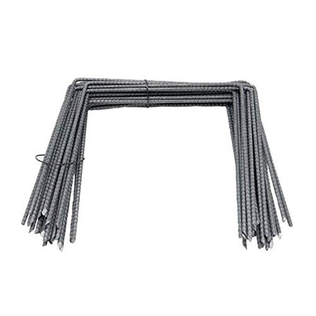 Lot d'Agrafes pour toile de paillage 20 x 20 x 20 cm - Lot de 50 Pièces