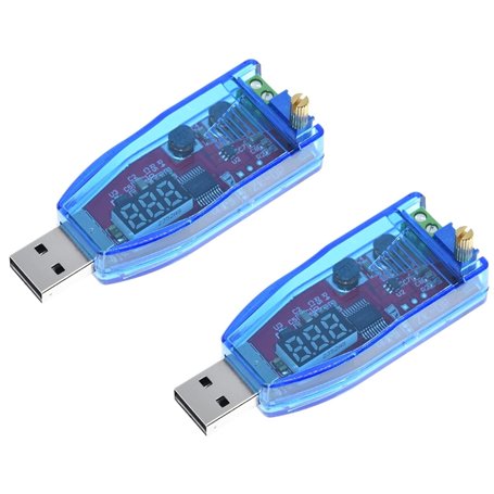 TECNOIOT 2 × Convertisseurs Buck-Boost USB