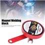 Pinces de soudage magnétiques, masse d'aimant de soudage durable, 132 mm / 5,2 pouces Utilisation de l'industrie de fixation à l