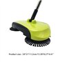 Balayeuse à poussée manuelle, multifonction manuelle non électrique rotative à 360 degrés pour balai de plancher outil de nettoy