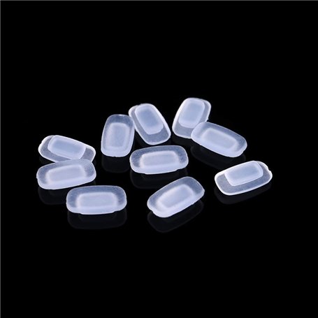 BELTI 5 Paires/Lot inséré carré Silicone Airbag Coussinets de Nez Souples sur Les Lunettes Fente Lunettes Accessoires