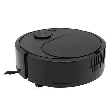 Hosi Robot Aspirateur Balayage Robot ABS Automatique Mini Chargeur USB Éviter Les Tuiles (Le Noir)
