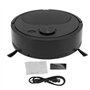 Hosi Robot Aspirateur Balayage Robot ABS Automatique Mini Chargeur USB Éviter Les Tuiles (Le Noir)