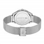 Lacoste Montre Analogique à Quartz pour Homme Collection Vienna avec Bracelet Milanais en Acier Inoxydable Argenté - 2011189