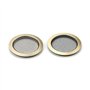 Saddgo Lot de 2 grilles de haut-parleur en maille pour guitare Dobro Resonator Guitares Cigar Box