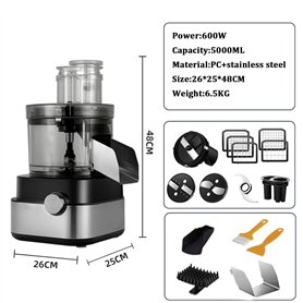 Tiiyee Kit De Joint Universel à Impact, Douille Choc Profonde Pivotante Cardan Clé Pneumatique Acier Outils Électriques Pneumati