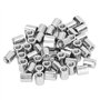 50 Pcs Filetage Femelle Écrou D'accouplement M4 X 0,7 8 L10mm Robuste En Acier Inoxydable Cylindrique Écrou D'accouplement Kit E