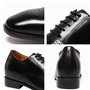 CHAMARIPA Chaussure a Talonnette grandissante de Style Oxford de Pure Cuir pour Homme - Plus Grand de 7CM - K6531-1
