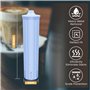 EVERSPRING Filtre à eau pour machine à café Compatible Avec IMPRESSA/ENA/GIGA/Jura 71312 Blue/71311/67007, 4 pièces