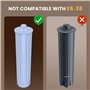 EVERSPRING Filtre à eau pour machine à café Compatible Avec IMPRESSA/ENA/GIGA/Jura 71312 Blue/71311/67007, 4 pièces