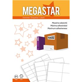 Étiquettes blanches multi-usages 145 x 17 mm