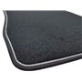 ilTappetoAuto by Fabbri 3 - SPRINT02401 Tapis de voiture en moquette noire antidérapante sur mesure compatible avec Freelander I
