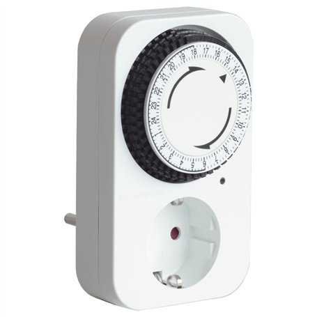 VEMER VE027900 TWINPLUG-D SCHUKO - Minuteur Mécanique Journalier