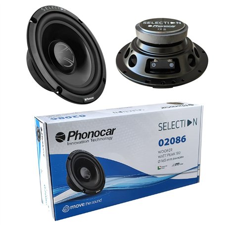 2 PHONOCAR SELECTION 02086 woofer Haut-parleurs 16